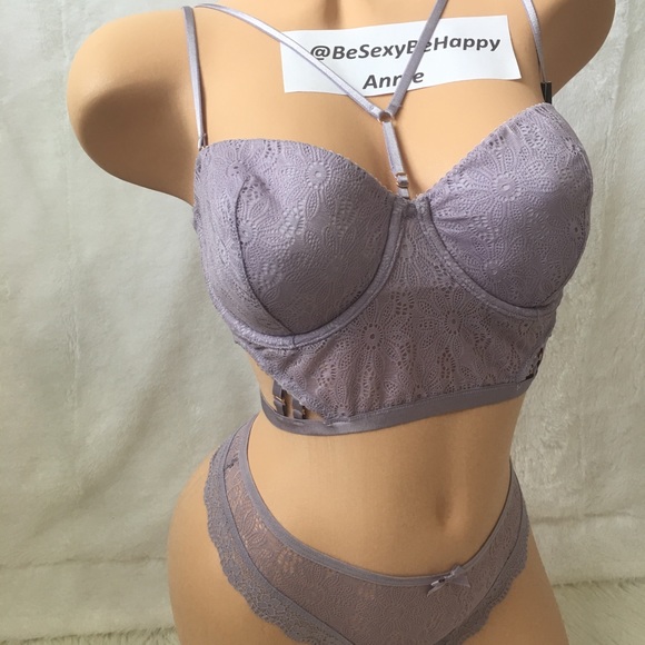 VICTORIA SECRET SET 36D/L VERY SEXY BALCONET